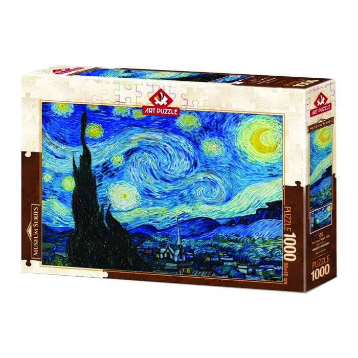 پازل 1000 تکه آرت پازل مدل the starry night 1889 كد 5202